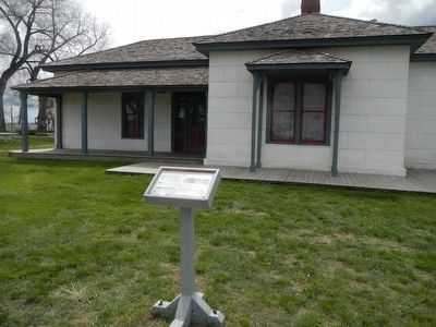 Warden's House and Marker. Click for full size. Warden's House and Marker image. Click for full size.
