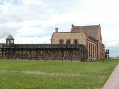 Wyoming Territorial Prison image. Click for full size.