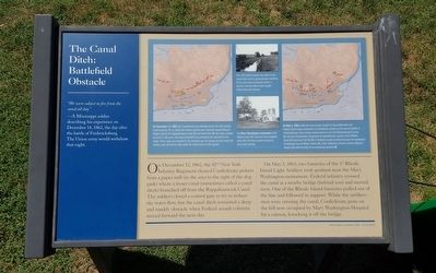 The Canal Ditch: Battlefield Obstacle Marker image. Click for full size.