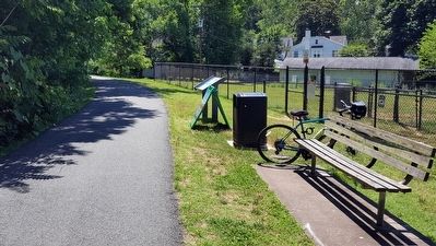 Dog Park along the Rappahannock Canal Path. image. Click for full size.