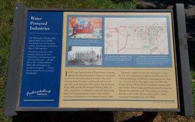 Water Powered Industries Marker image. Click for full size.