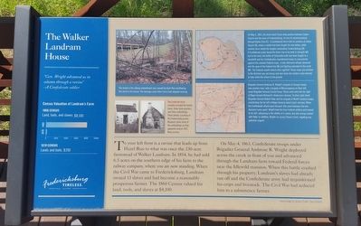 The Walker Landram House Marker. Click for full size. The Walker Landram House Marker image. Click for full size.
