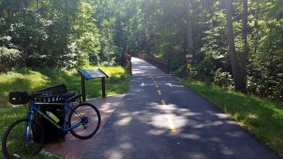 Virginia Central Railway Trail. Click for full size. Virginia Central Railway Trail image. Click for full size.