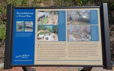 Reestablishing a Travel Way Marker. Click for full size. Reestablishing a Travel Way Marker image. Click for full size.