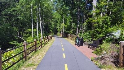 Virginia Central Railway Trail. Click for full size. Virginia Central Railway Trail image. Click for full size.