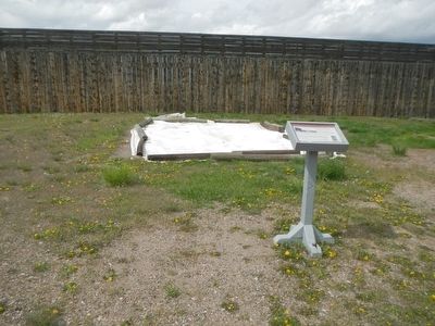 Excavation Site: Blacksmith Shop, Candle Shop, and Outhouse Marker. Click for full size. Excavation Site: Blacksmith Shop, Candle Shop, and Outhouse Marker image. Click for full size.