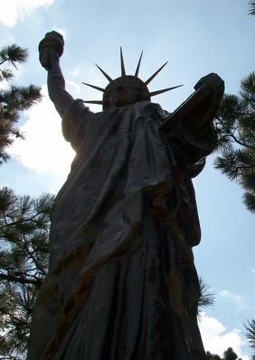 Replica of the Statue of Liberty. Click for full size. Replica of the Statue of Liberty image. Click for full size.