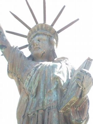 Replica of the Statue of Liberty. Click for full size. Replica of the Statue of Liberty image. Click for full size.