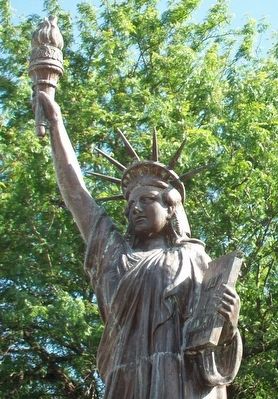 Replica of the Statue of Liberty Detail. Click for full size. Replica of the Statue of Liberty Detail image. Click for full size.