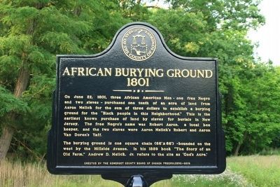 African Burying Ground Marker image. Click for full size.