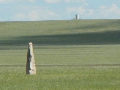 The Overland Trail Marker image. Click for full size.