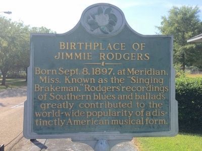 Birthplace of Jimmie Rodgers Marker image. Click for full size.