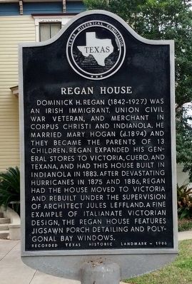 Regan House Marker image. Click for full size.