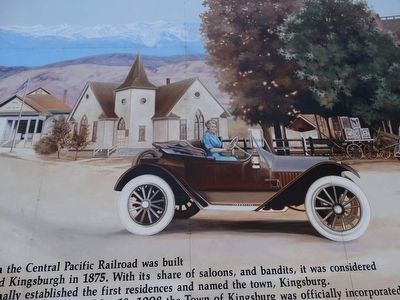 The History of the Town Kingsburg Mural image. Click for full size.