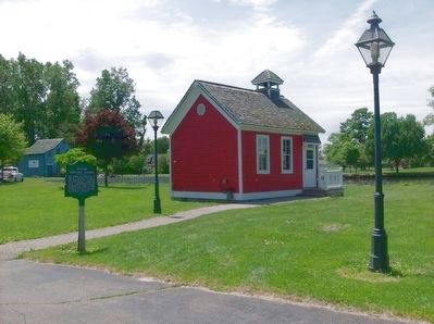 Taylor Heritage School and Marker at Heritage Park image. Click for more information.
