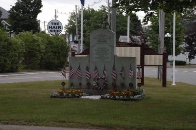 North Berwick Veterans Memorial Marker Long View image. Click for full size.