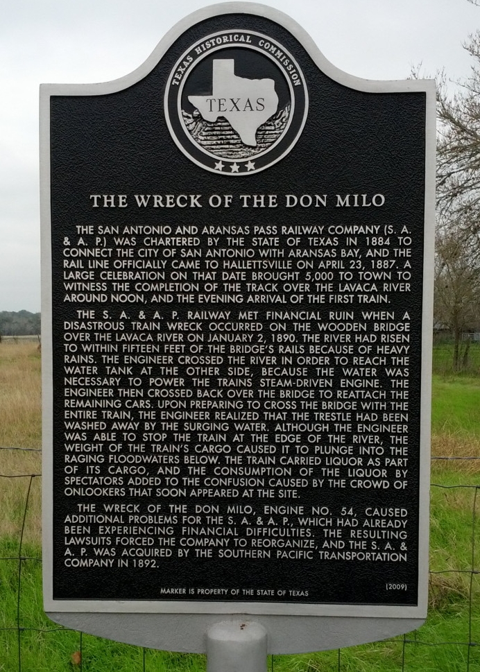 Wreck of the Don Milo Marker