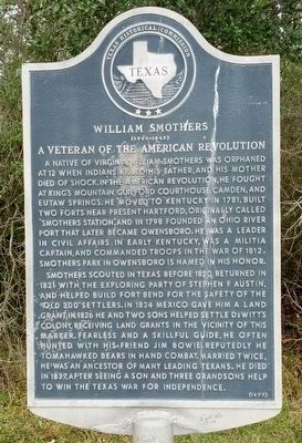 William Smothers Marker image. Click for full size.