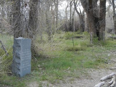 Old Rock Creek Stage Crossing Marker. Click for full size. Old Rock Creek Stage Crossing Marker image. Click for full size.