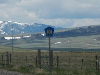Overland Trail Marker. Click for full size. Overland Trail Marker image. Click for full size.