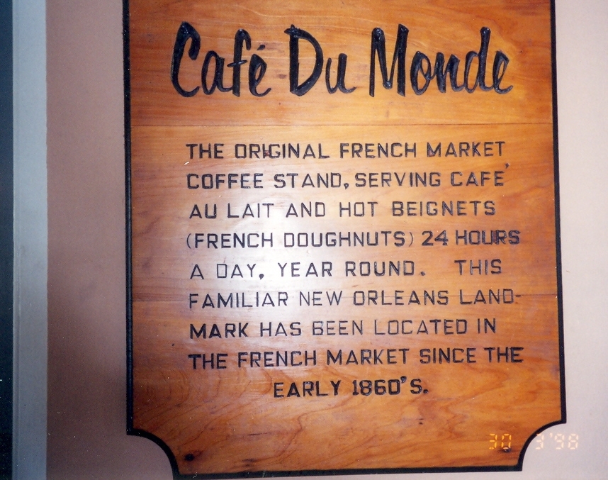 Café Du Monde Marker