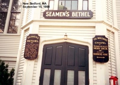 Seamens Bethel Marker image. Click for full size.
