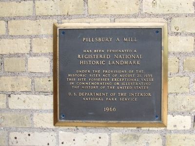 Pillsbury A Mill Marker. Click for full size. Pillsbury A Mill Marker image. Click for full size.