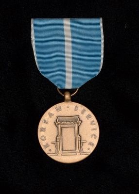Korean Service Medal image. Click for full size.