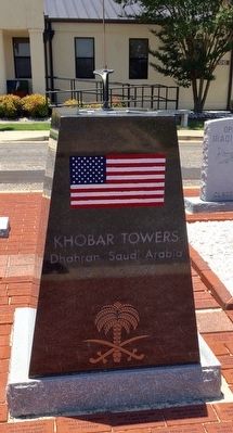 Khobar Towers Memorial (Front) image. Click for full size.