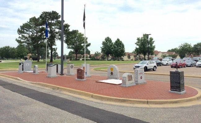 Wide view of monument area.. Click for full size. Wide view of monument area. image. Click for full size.