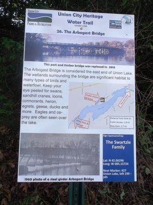 The Arbogast Bridge Marker image. Click for more information.