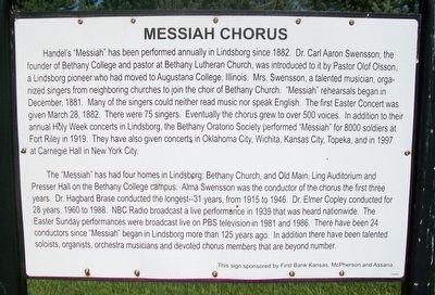 Messiah Chorus Marker image. Click for full size.
