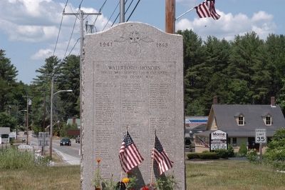 Waterboro Veterans Memorial Marker image. Click for full size.