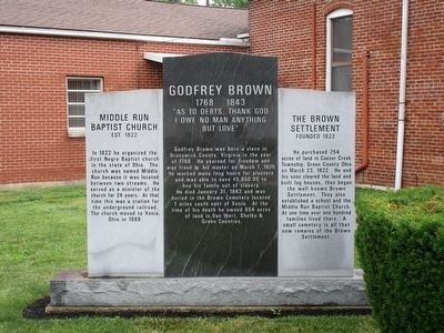 Godfrey Brown Marker image. Click for full size.