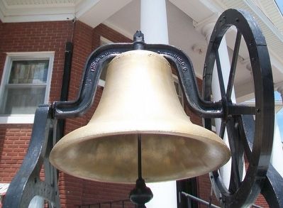 Geneseo United Methodist Church Bell image. Click for full size.