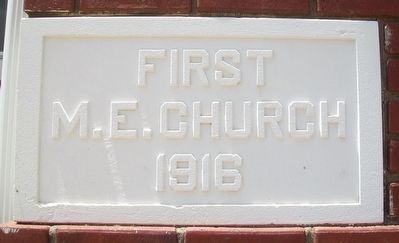 Geneseo United Methodist Church Cornerstone. Click for full size. Geneseo United Methodist Church Cornerstone image. Click for full size.