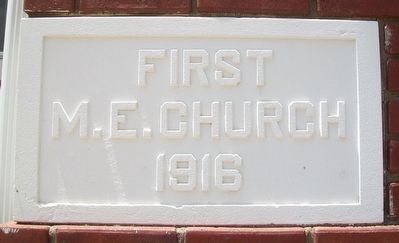 Geneseo United Methodist Church Cornerstone image. Click for full size.