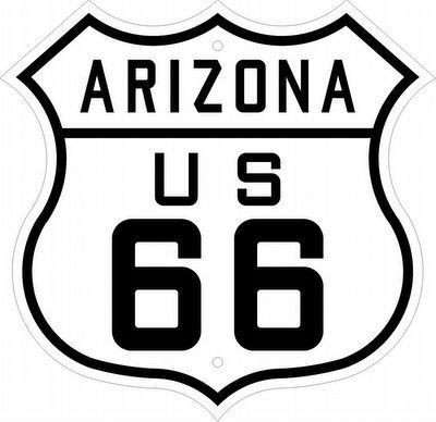 U.S. Route Shield for Route 66 Used from 1926 to 1948 image. Click for full size.