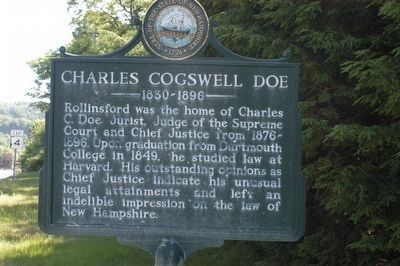 Charles Cogswell Doe Marker. Click for full size. Charles Cogswell Doe Marker image. Click for full size.