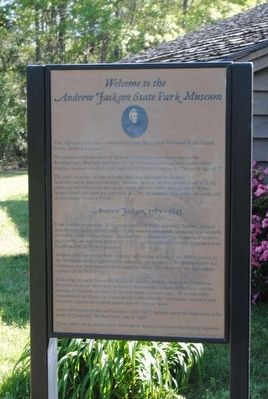 Welcome to the Andrew Jackson State Park Museum Marker image. Click for full size.