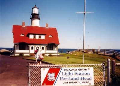U.S. Coast Guard Light Station Portland Head, Cape Elizabeth, Maine. Click for full size. U.S. Coast Guard Light Station Portland Head, Cape Elizabeth, Maine image. Click for full size.