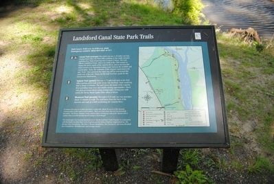 Landsford Canal State Park Trails Marker image. Click for full size.