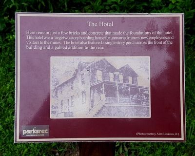 The Hotel Marker image. Click for full size.