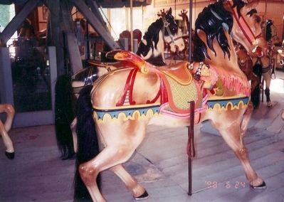 Dentzel Carousel-Close up of a horse image. Click for full size.