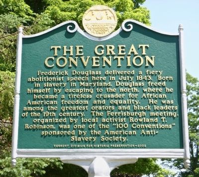The Great Convention Marker image. Click for full size.