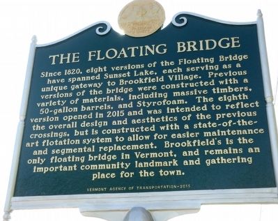 The Floating Bridge Marker image. Click for full size.