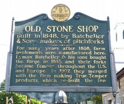 Old Stone Shop Marker. Click for full size. Old Stone Shop Marker image. Click for full size.