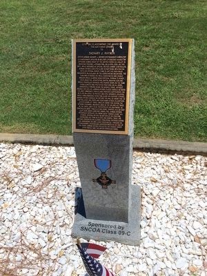 Award of Air Force Cross to Zachary J. Rhyner Marker image. Click for full size.