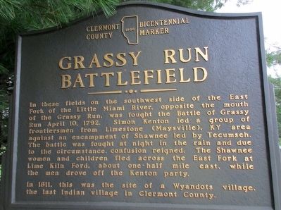 Grassy Run Battlefield Marker image. Click for full size.