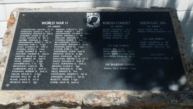 Saratoga, Carbon County Veterans Memorial Marker image. Click for full size.